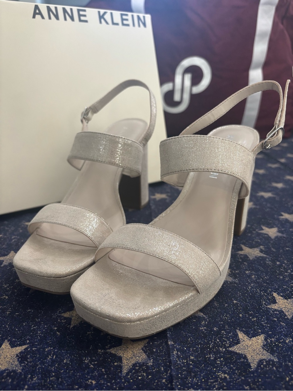 OFFERS WELCOME! Anne Klein Zoelle Sandal, 9 - Picture 3 of 10